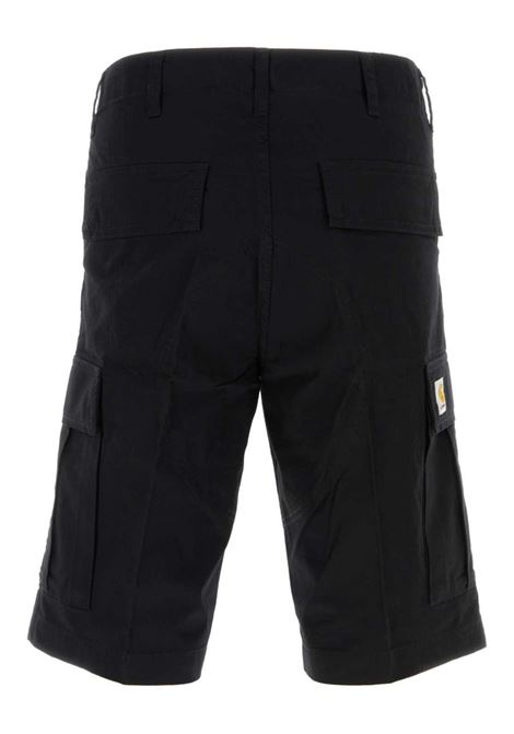 bermuda regular cargo uomo neri CARHARTT WIP | I02824689.02